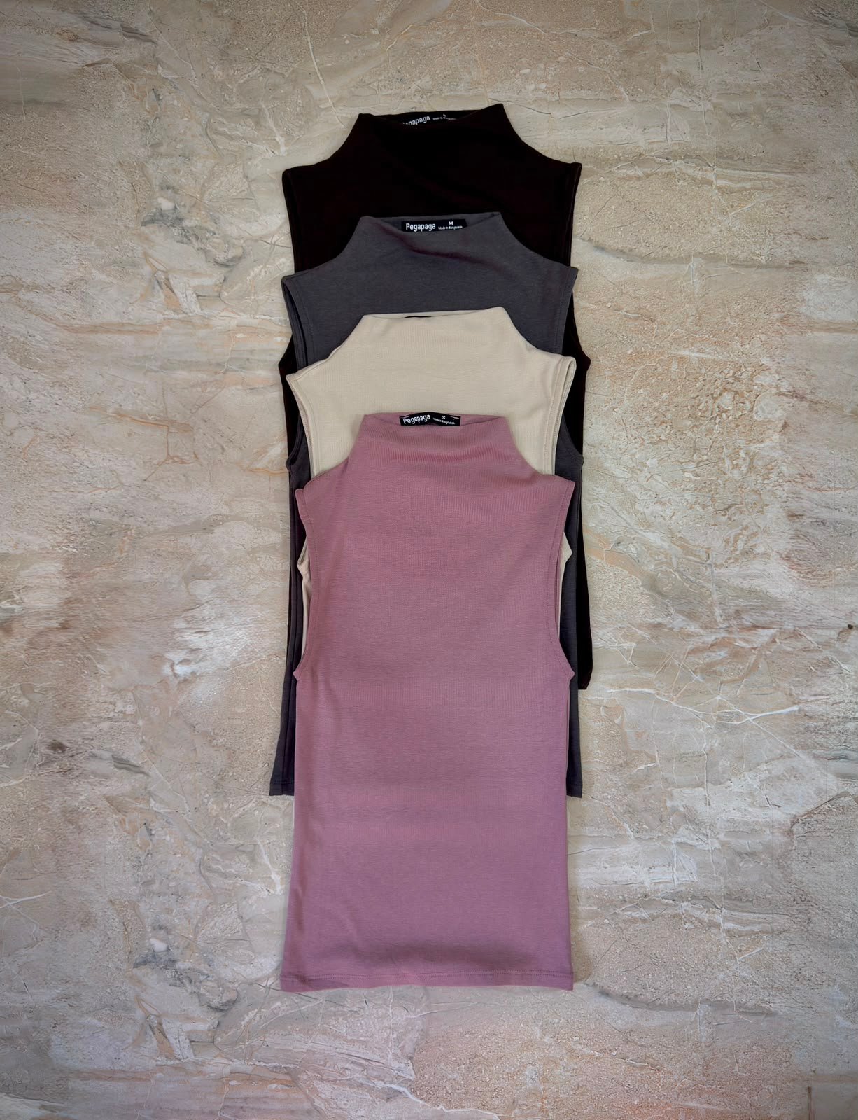 Top cuello alto